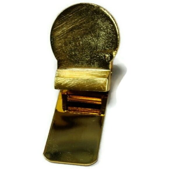 Boys & Girls Club Money Clip Gold Tone Cash Holder Used Flip Up - Picture 5 of 7